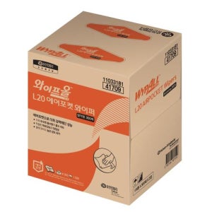 유한킴벌리 와이프올 41709 L20 에어포켓와이퍼절약형300매(4카톤)