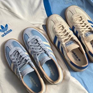 아디다스 핸드볼 스페지알 빈티지 크림 스카이 블루 스니커즈