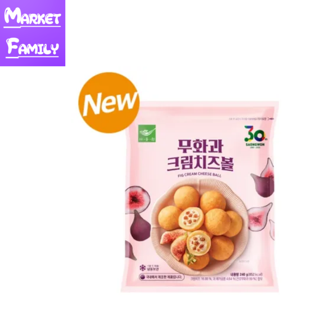 사옹원 무화과 크림치즈볼 치즈볼 간편간식