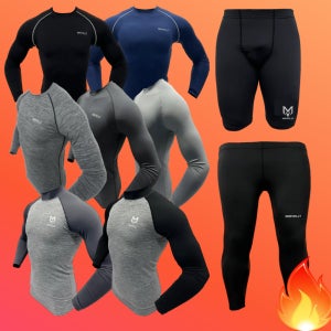 미르벨리 기모 발열 기능성 스포츠이너웨어 언더레이어 상하의