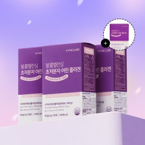 이즈랜드 초저분자 볼륨밸런싱 피쉬콜라겐 300달톤 비오틴 비타민 엘라스틴 30포, 4개