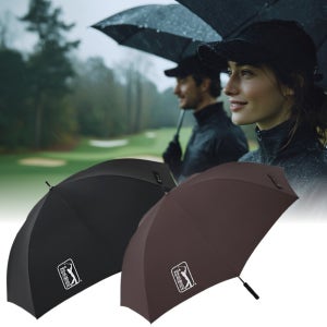 PGA TOUR 우산 골프장우산 초경량 풀카본 반자동 자외선차단 UV 골프 기념품