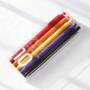 카코 소프트 젤펜 10색 세트 KACO 중성펜 필기구