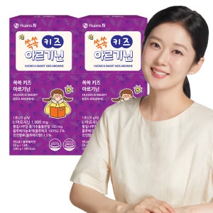[휴온스N] 쏙쏙 키즈 아르기닌 1,000mg 14포, 2개