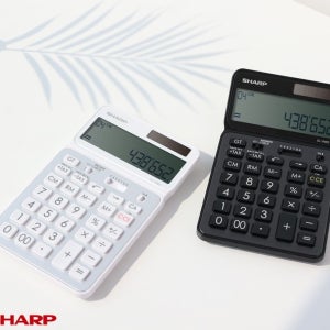 샤프 계산기 EL-VN82 WH BK 메탈실버 메탈블랙