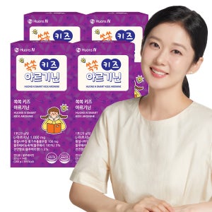 [휴온스N] 쏙쏙 키즈 아르기닌 1,000mg 14포, 4개
