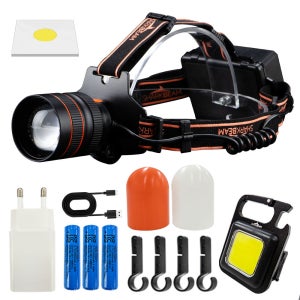 샤크빔 모션센서 헤드랜턴 LED 해루질 등산 캠핑 낚시 자전거 안전모