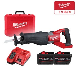 밀워키 M18 FSX-122C 18V 충전 슈퍼 컷쏘 12.0Ah 고출력 포지 배터리 2개