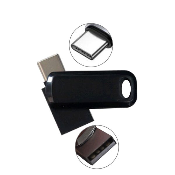 USB 메모리 듀얼 OTG TYPE-C 휴대용 유에스비 씨타입 8GB