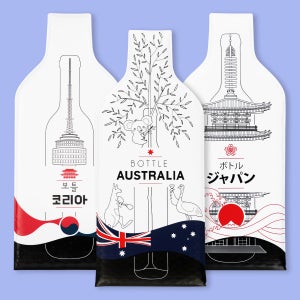 샴페인, 와인 선물용 파우치 캐리어 보틀백