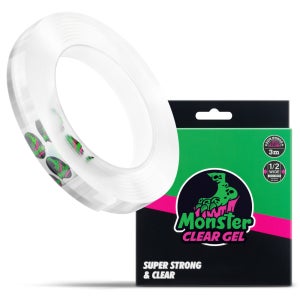 몬스터 겔 클리어겔 15mm x 3m 폭좁은 양면테이프 초강력 실리콘 방수 투명 틈새테이프