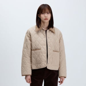 스파오 코듀로이 칼라 퀼팅 재킷 SPJAF4TG12