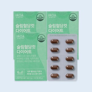 [3박스] 슬림혈당컷 다이어트 (800mgx60정) 건강기능식품 0.8g, 3개