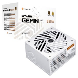 맥스엘리트 STARS GEMINI 850W 80PLUS브론즈 ATX3.1 화이트 파워