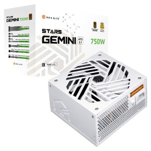 맥스엘리트 STARS GEMINI 750W 80PLUS브론즈 ATX3.1 화이트 파워