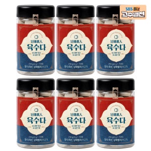 더진한 국산 코인육수 자연 한알 시즈닝 만능 진한맛 남해진인 육수다 210g, 6개