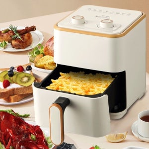 가정용 스마트 에어프라이기 미니 에어프라이어 오븐 소형2가지 색상 선택 가능