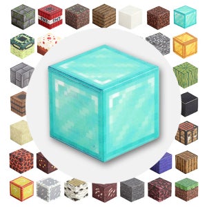 마인크래프트 자석블록 30개 세트 마크 굿즈 B041