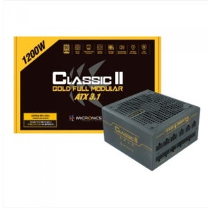 마이크로닉스 Classic II 1200W 80PLUS골드 풀모듈러 ATX3.1 블랙