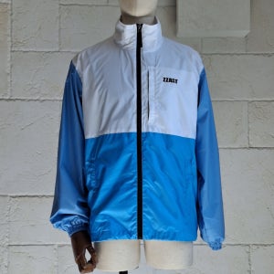 배색 등산 바람막이 자켓 가슴포켓 화이트/블루 L,XL,XXL