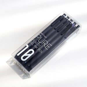 카코 소프트 젤펜 블랙 10개입 세트 KACO 중성펜 필기구