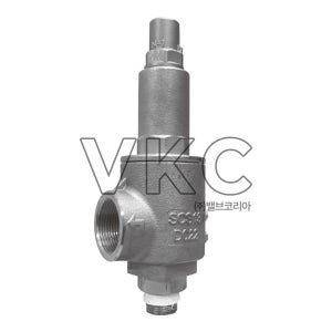 YNV SCS13(CF8) 스텐 나사식 안전밸브 FSV-10S(NL) 15A 밀폐형, 물, 오일, 액체용 전량식 안전변