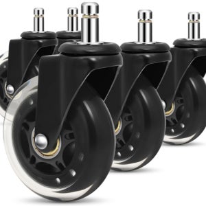 무소음 의자바퀴 4인치 (10cm) 5개 세트