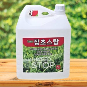 잔디전용 제초제 잡초제거제 잔디보호 이끼제거제 산소 묘지 천연 잡초관리제 5L