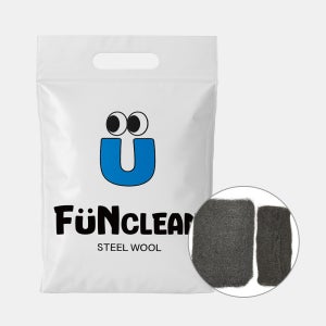 펀클린 탄냄비 수세미 철 스틸울 0000 16개입 캠핑 그리들 일회용