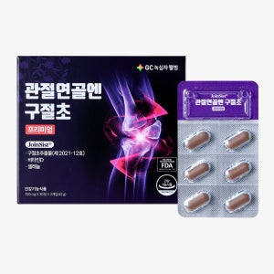녹십자웰빙 관절 연골 엔 구절초 관절 연골 무릎 뼈 영양제 60정, 1개