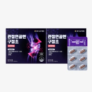 녹십자웰빙 관절 연골 엔 구절초 관절 연골 무릎 뼈 영양제 60정, 2개
