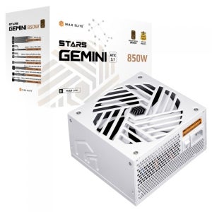 맥스엘리트 STARS GEMINI 850W 80PLUS브론즈 ATX3.1 화이트 / M