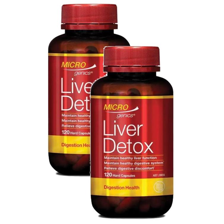 Microgenics Liver Detox <b>마이크로제닉스</b> 리버 디톡스 120캡슐 2팩