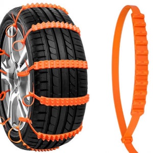 일회용 스노우체인 10P 눈 비 미끄럼방지 논슬립 케이블타이 빗길 타이어 바퀴 체인 차량용