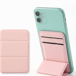 아이폰 갤럭시 티머니 다이소 지갑 카드 슬롯 거치대 카드지갑 맥세이프 마그네틱 핑크 케이스