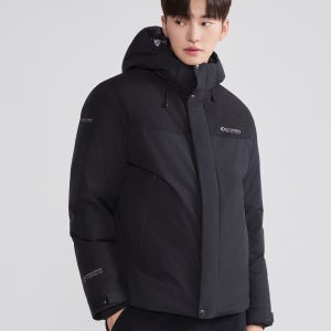 [디스커버리] 남성 베르겐 고어 윈드스토퍼 구스다운 숏패딩 (BLACK) DMDJ7K056