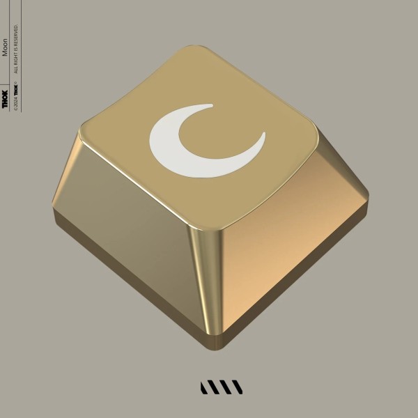 MOON <b>COPPER</b> PVD GOLD 1U ESC 고도로 기계식 키보드 금속 키캡