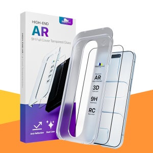 강화유리 하이엔드 풀커버 AR 고화질 액정보호필름 아이폰 에어, 1매입