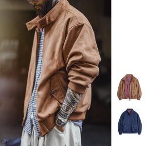 WE332- G9 해링턴 자켓 바라쿠타 바라쿠다 블루종 집업 봄 가을 점퍼 스웨이드 재킷