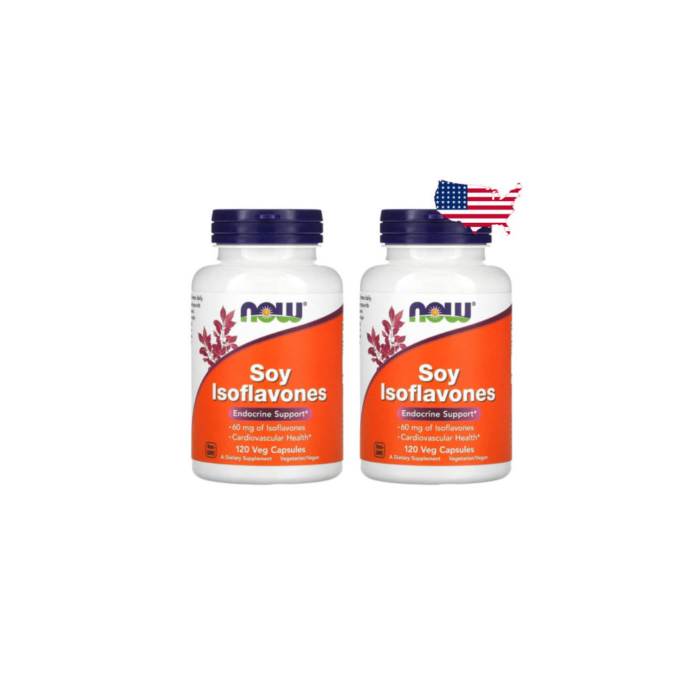 나우푸드 <b>소이 이소플라본</b> 120 베지캡슐 2개 피토케미컬 식물성에스트로겐