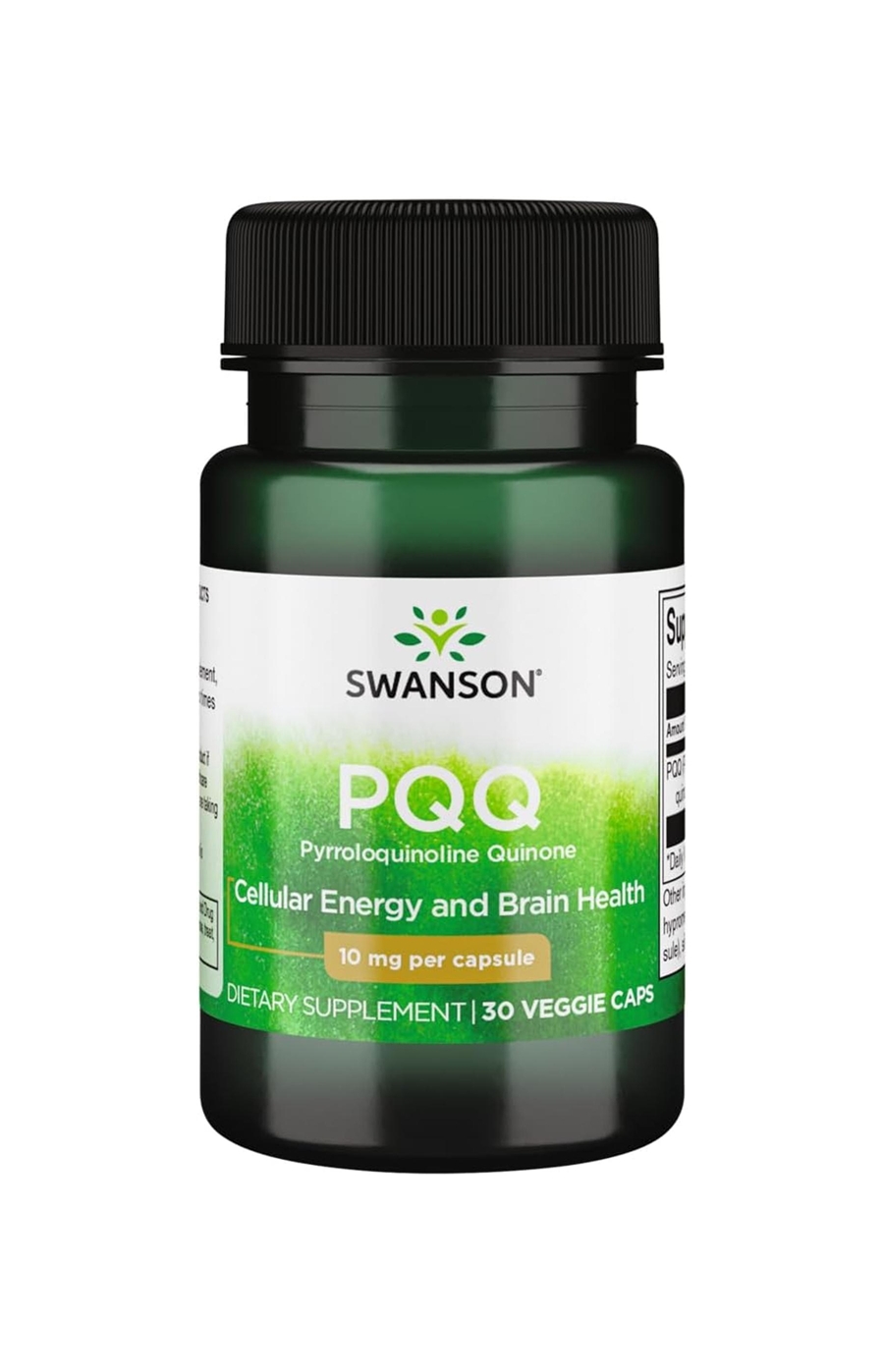 스완슨 <b>PQQ 피롤로퀴놀린 퀴논</b> 10mg 30베지캡슐