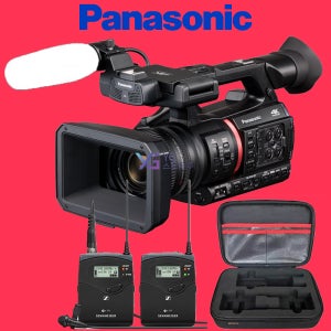 파나소닉 AG-CX370 무선마이크EW112PG4포함 12G-SDI단자 4K캠코더