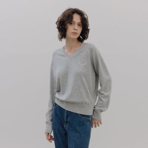 [헌치] Classical Soft V-Neck Knit (3color)