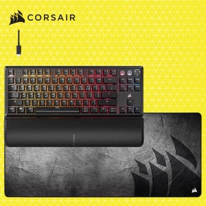 커세어 K70 MGX TKL 자석축 게이밍 기계식키보드 + MM350 PRO EXTEND 게이밍마우스패드