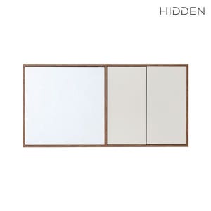 히든바스 모듈러 600 2X1 상부장 욕실 수납장