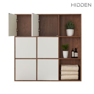 히든바스 모듈러 400 3X3 상부장 욕실 수납장 맞춤제작