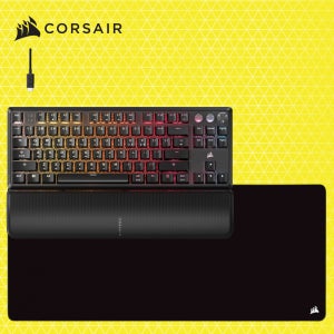 커세어 K70 MGX TKL 자석축 게이밍 기계식키보드 + MM350 PRO EXTEND XL 블랙 게이밍마우스패드 세트