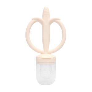 티지엠 바나나 치발기겸 과즙망 2in1 아이보리