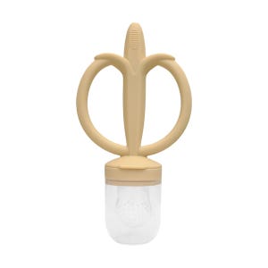 티지엠 바나나 치발기겸 과즙망 2in1 베이지