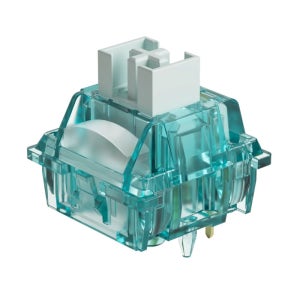 AKKO 아코 핫스왑 기계식 키보드 맞춤형 교체용 스위치 크림 시안 (청록) 45 pcs